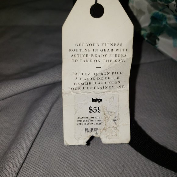 NWT Indigo gym bag - Picture 6 of 12